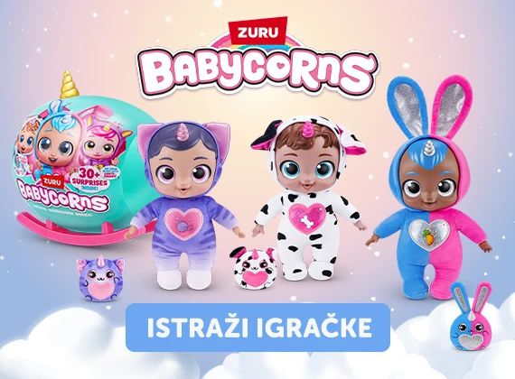 Babycorns banner s pozivom na klik koji vodi na stranicu branda s ponudom igrački_mobile