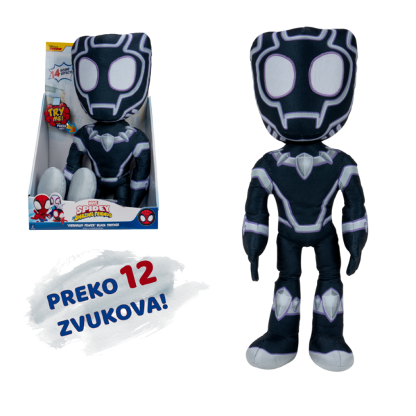 Spidey dječja interaktivna igračka Black Panther 40 cm