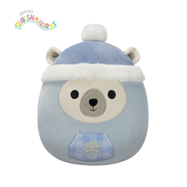 Squishmallows blagdanske plišane igračke polarni medo 20 cm