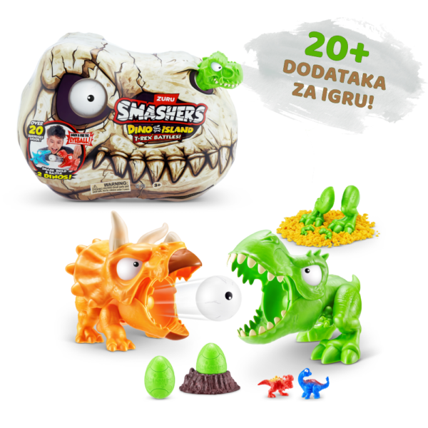 Smashers set za maštovitu igru Mini T-Rex